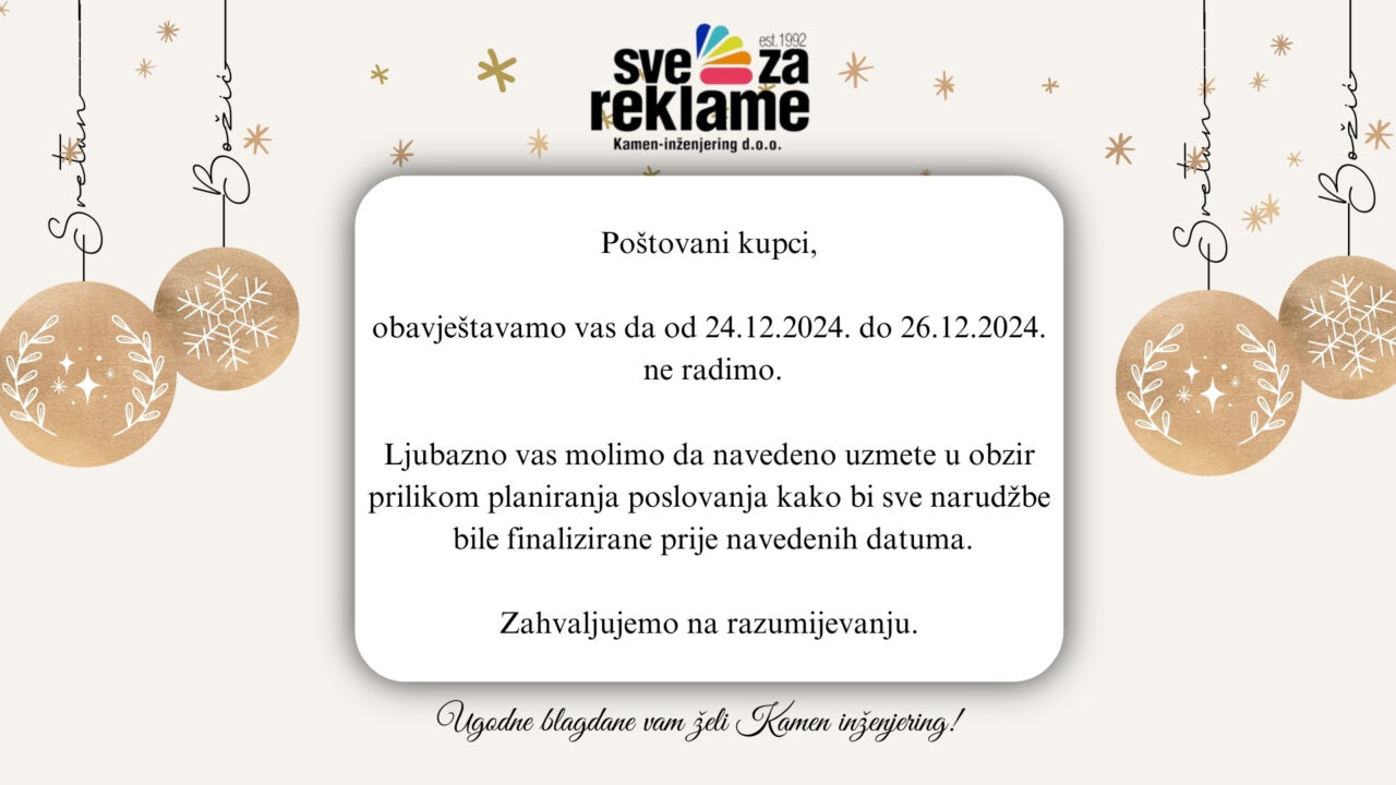 Kamen inženjering obavijest