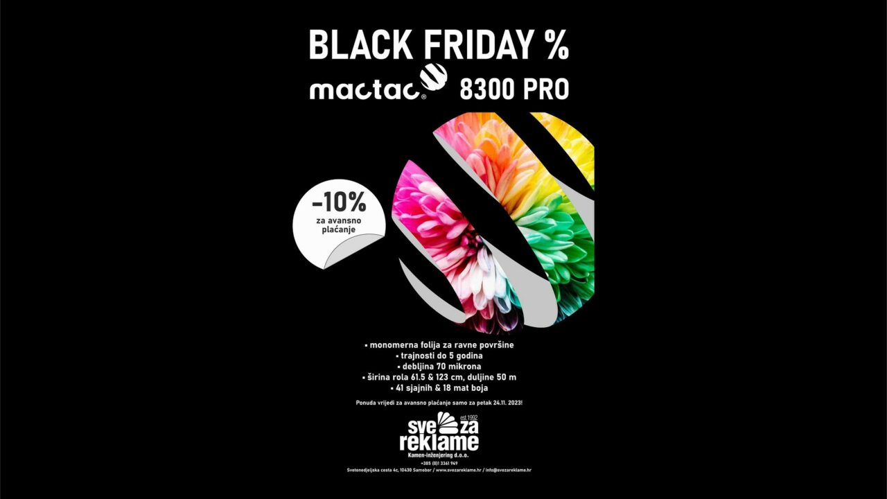 Black Friday MacTac 8300 PRO